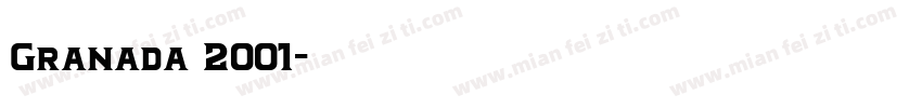 Granada 2001字体转换